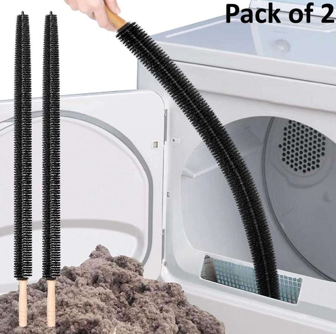 Dryer Vent Cleaning Kit Brush (Pack of 2) – Keep Your Dryer Efficient & Safe!