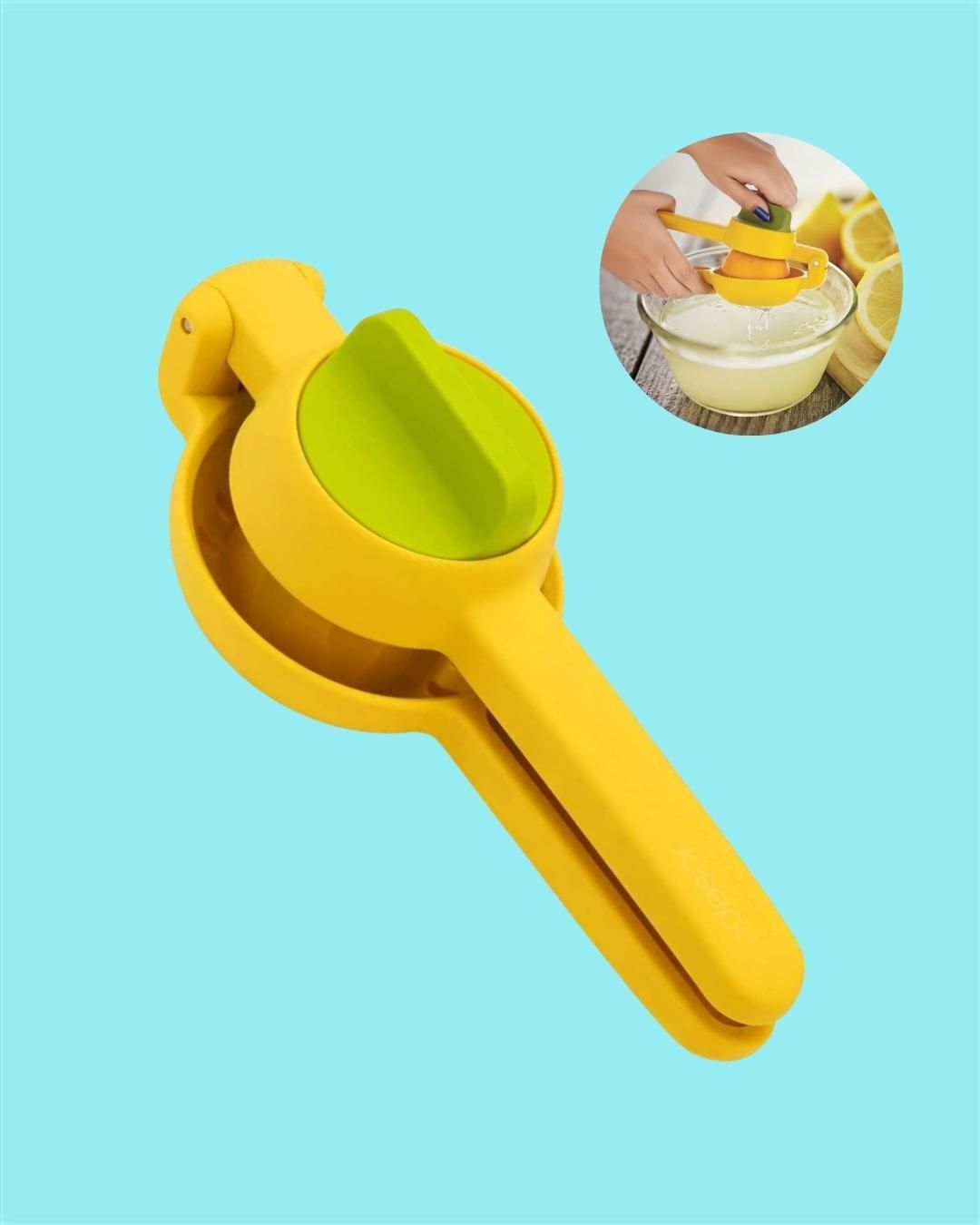 2-in-1 Manual Squeeze & Twist Hand Juicer – Easy & Efficient Juice Extractor