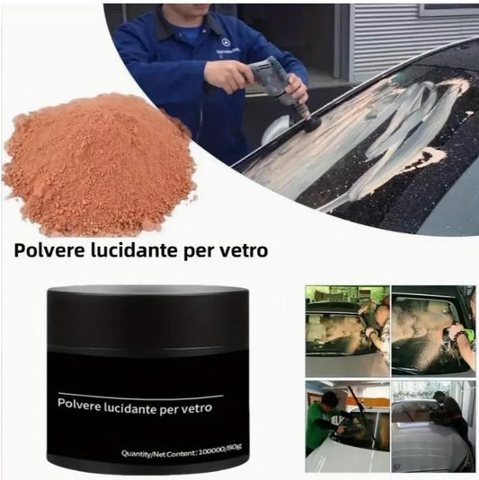 Polvere Lucidante Per Vetro – Car Glass Polishing Powder (80g)