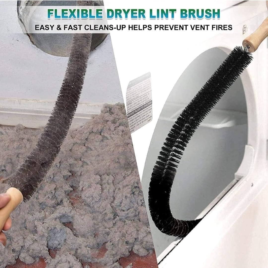 Dryer Vent Cleaning Kit Brush (Pack of 2) – Keep Your Dryer Efficient & Safe!