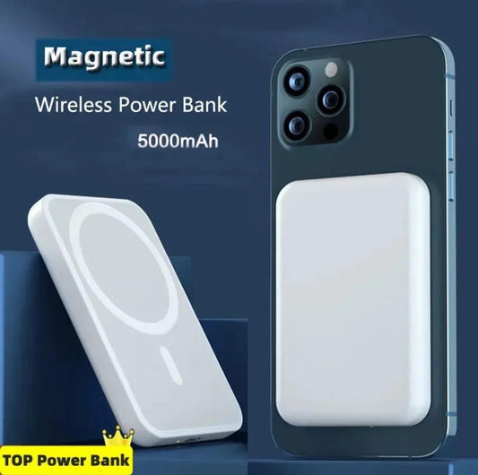 Wireless Magnetic Power Bank – Effortless Charging, Anytime, Anywhere!