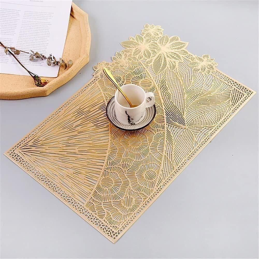 PVC Non-Slip Table Mat (Pack of 2) – Stylish, Durable & Heatproof!