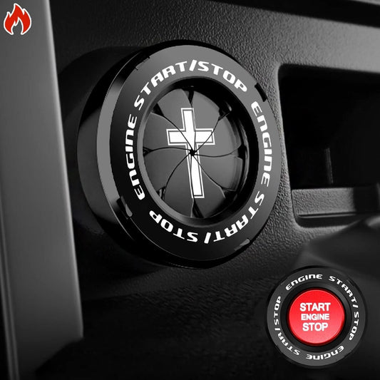 Rotary Push Start Stop Button Cover – Add Style & Protection to Your Car!