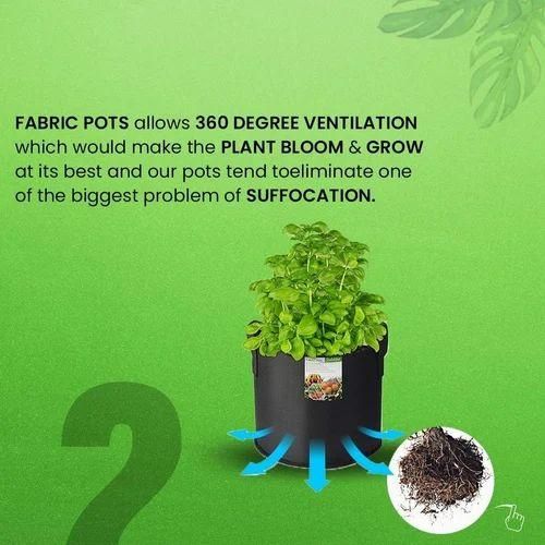 Geofabric Grow Bag for Planting – Eco-Friendly & Breathable for Healthier Plants!