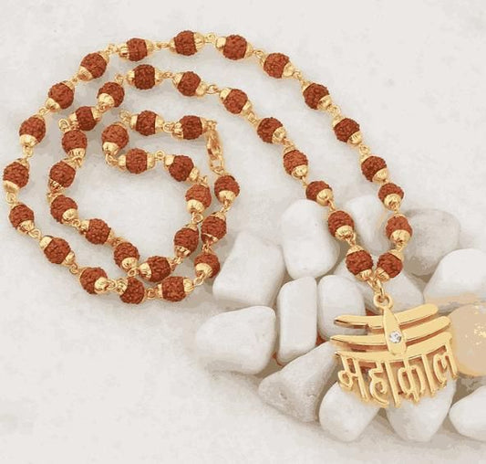 Rudraksha Mala with Mahakal Pendant – A Divine Symbol of Strength & Spirituality!